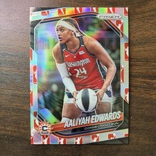 2025 Panini Prizm WNBA Aaliyah Edwards WNBA Logo Prizm Connecticut Sun #94