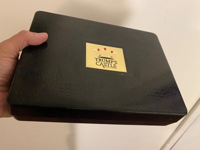 Trump s Castle Hotel & Casino box / portfolio-black, almost 7x10, 2  deep