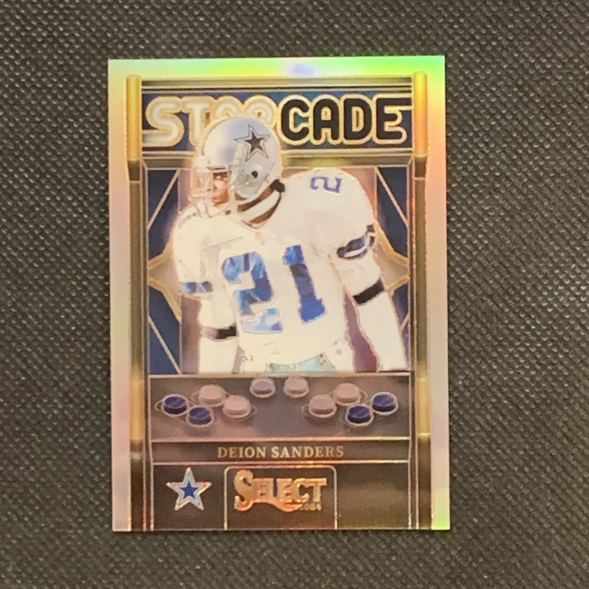 コンランショップ×SONNENLEDER football アンティーク DEION SANDERS STARCADE CASE HIT RARE HOLO INVESTMENT 2024 Select