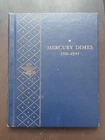 Mercury Dime Collection 1916-45 set Whitman Album No 16 D 76 Silver Coins