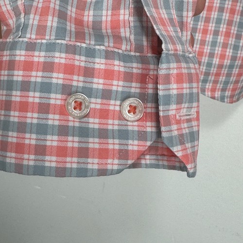 Southern Tide Intercoastal Button Down Shirt Youth XL Pink White Pocket Stretch - Picture 6 of 11