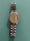 Vintage Timex Women’s Watch Two Tone Date Presidential Needs Battery