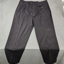 Alfani Pants Mens 40x32 Brown Classic Straight Fit Dress Slacks Work Office New