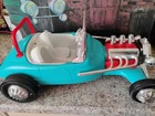 VROOM! Vintage BARBIE Ken HOT ROD ROADSTER Car IRWIN Roll Bar Plugs Chrome BIN!