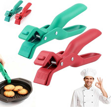 2 PCS Hot Plate Grippers, Hot Plate Gripper Lifter Tongs, Multi-Function Anti-Sc