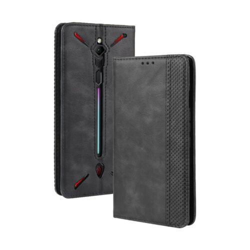 Betterfon Klapphülle Für ZTE Blade A73 4G / V50s – Mit 3 Kartenfächern, Magnetverschluss & Ständerfunktion, Schwarz