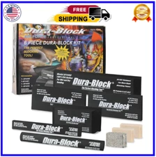 Dura-Block Set 6 Pcs Autobody Flexible Sanding Block Kit EVA Foam for Automotive