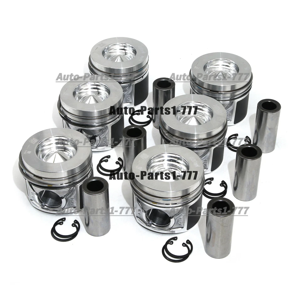 Juego de 6 anillos de pistón MAHLE Φ83,01+0,5 mm para VW Touareg Audi A4 A6 Q7 3,0T diésel Foto 2 de 4