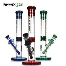 Phoenix Star Ice vetro Borosilicato 5mm pipa TABACCO- acqua - BONG