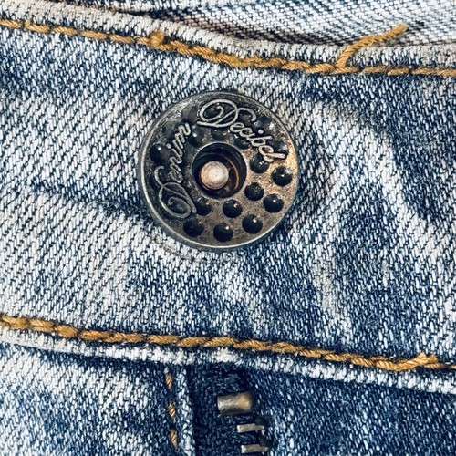 DECIBEL Jeans Men 40x34 Blue Distressed Acid Washed Skinny Grunge Streetwear - Picture 4 of 15