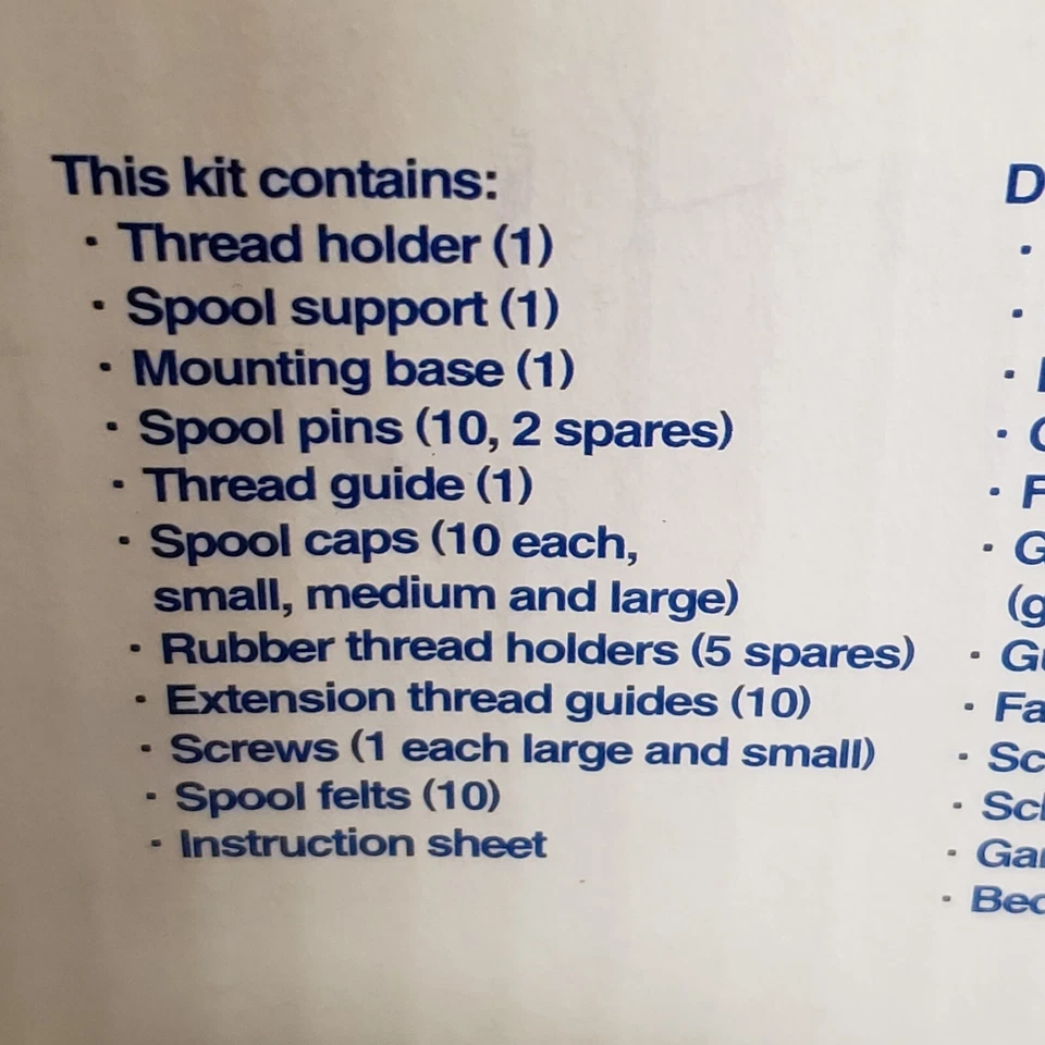 Brother SA539 10 Spool Sewing Embroidery Thread Stand - Image 2 of 4