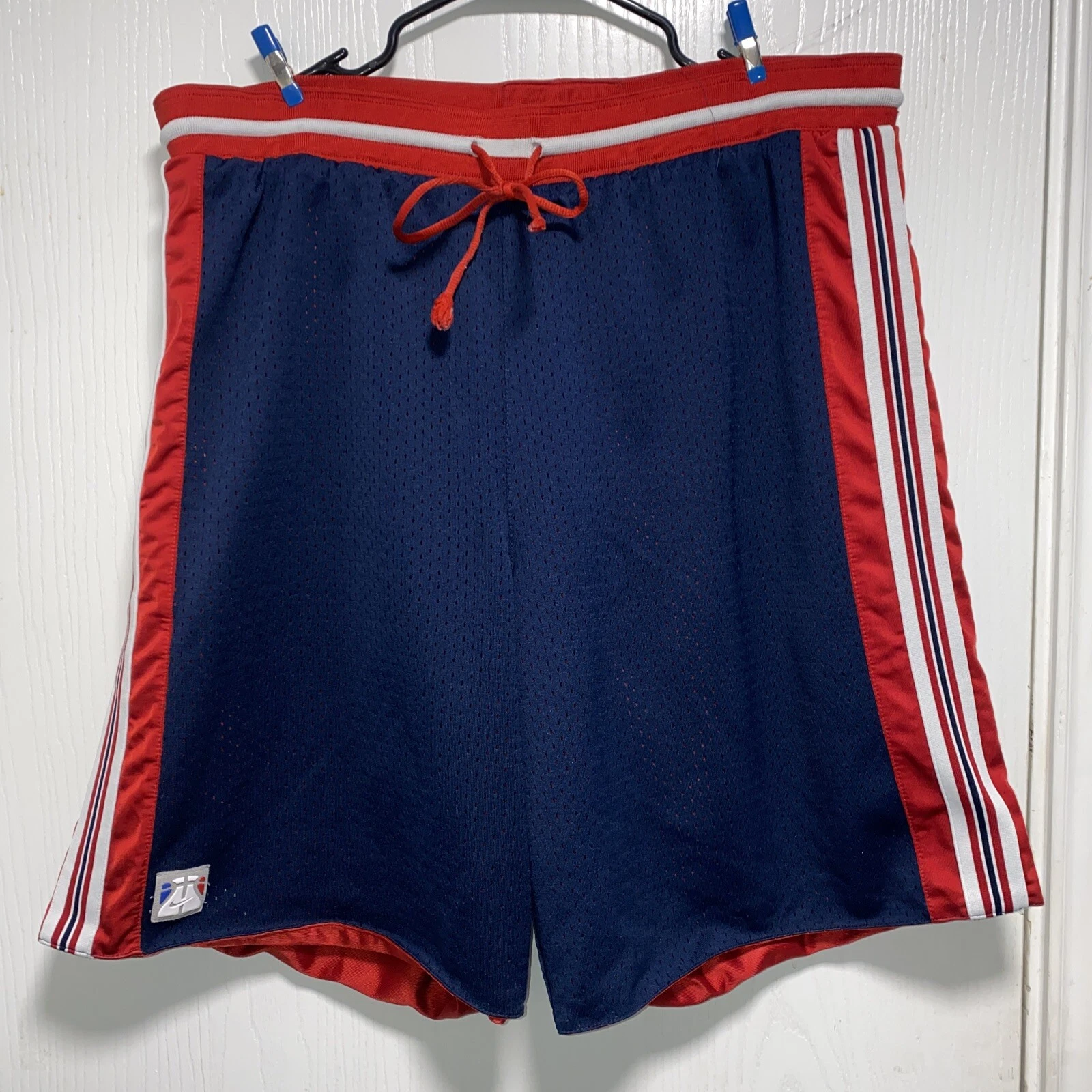 Short résille réversible rouge et bleu Nike Supreme Court 2003 vintage