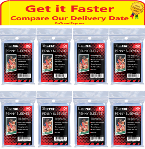 Card Penny Sleeves Ultra Pro 100-Pack Clear Penny Card Sleeves - Standard Size Protector For Pokemon, MTG, Yu-Gi-Oh! Pokemon Card Sleeves Card Penny Sleeves Ultra Pro 100-Pack Clear Penny Card Sleeves - Standard Size Protector For Pokemon, MTG, Yu-Gi-Oh! Pokemon Card Sleeves
