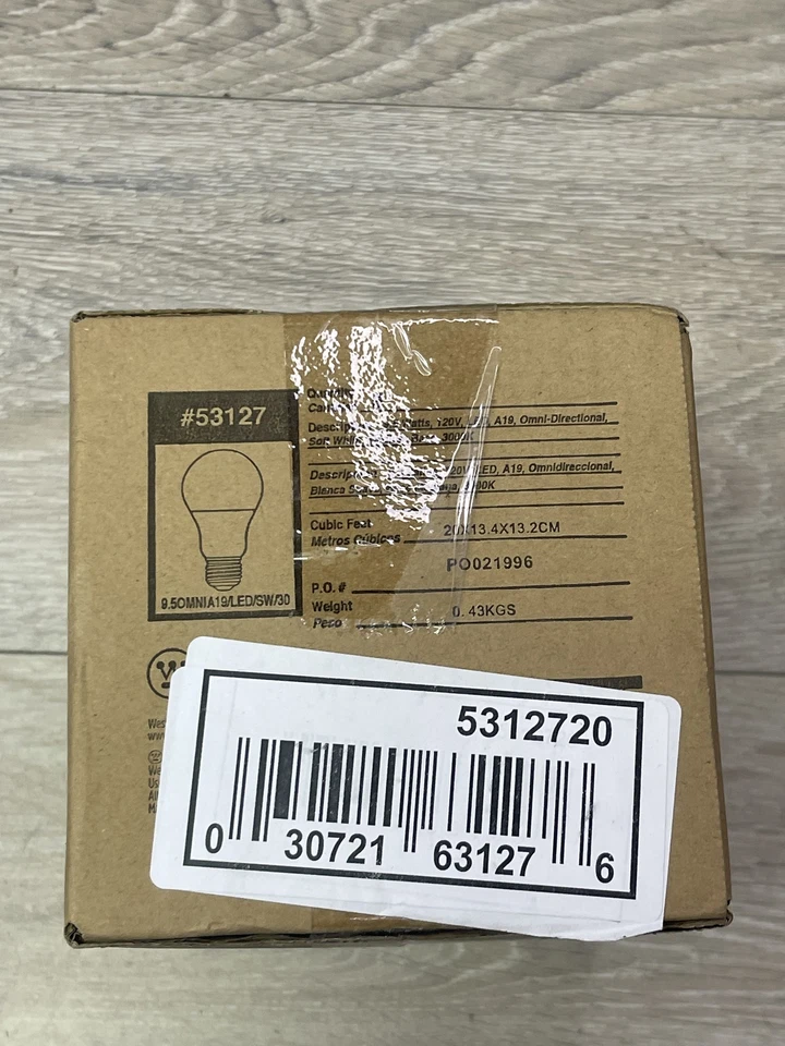 Westinghouse 53127 ALL PURPOSE 60W BRIGHT WHITE LIGHT LED - Image 2 of 3