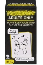 Pictionary Adults Only Party Game Drawing Silly Sketches Board Game