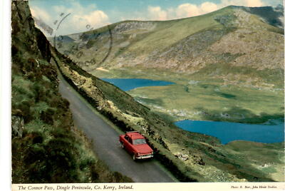 The Connor Pass, Dingle Peninsula, Co. Kerry, Tralee, Dingle, Dublin, Postcard