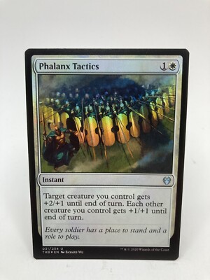 Phalanx Tactics NM/M* FOIL Theros Beyond Death 012 ENGLISH mtg -UnltdCards