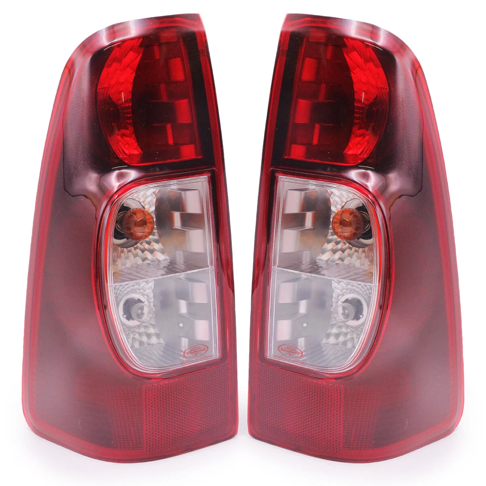 Pair Tail Lamps Light Dark Red Fits Isuzu D-Max Holden Rodeo Colorado 2007 2011 Foto 2 de 4