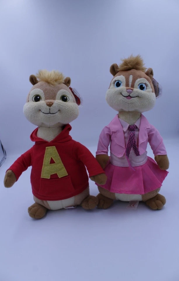 Ty Beanie Buddies - JUEGO ALVIN & BRITTANY con etiquetas protegidas usado Foto 2 de 4