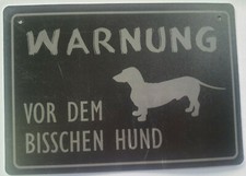 Schild „Vorsicht Hund“ – Selbstklebend, Kunststoff, 19x26 Cm