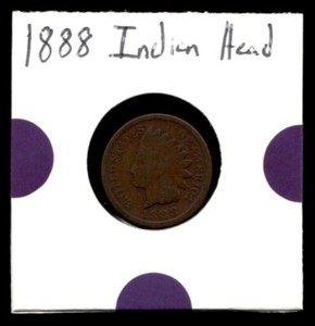 1888 Indian Head Cent #1C Philadelphia Mint A12