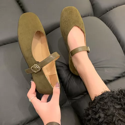 Ballerine donna slip on scuola Mary Jane punta tonda decolte comode ragazza passeggio - Foto 5 di 27