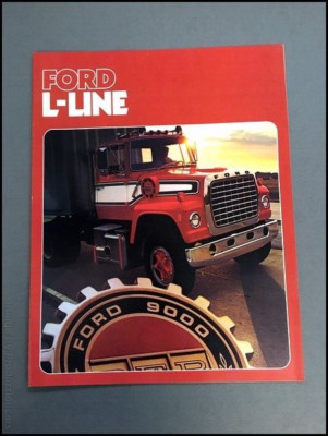 1976 Ford L-Line LNT-8000 LTS-9000 Truck Vintage Sales Brochure