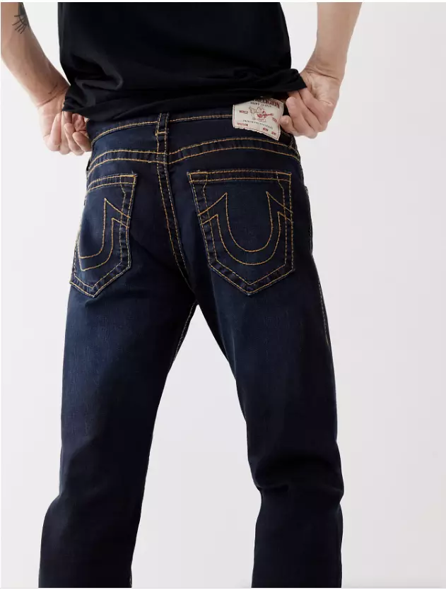 Black slim hotsell true religion jeans