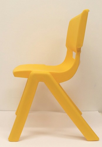 Plastic Stackable Preschool Chair Kids Kindy Daycare Home One piece Sturdy Solid - Picture 4 of 9