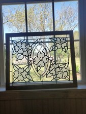 Stained Glass Suncatcher Hanging Window Panel