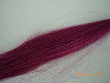 Horse Hair, Natural, Dyed, 1 Ounce, 13-14 Inches, Fushia
