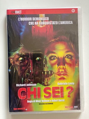 CHI SEI ? RARO DVD vendita SIGILLATO HORROR CINEKULT - GABRIELE LAVIA