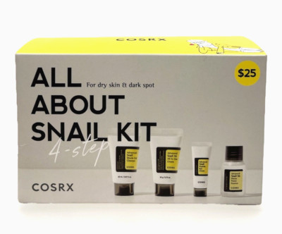 COSRX All About Snail Skincare 4-Step Kit for Dry Skin and Dark Spot - A8