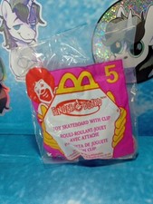 McDonald's 2000 Happy Meal Toy Skateboard Finger Board with Clip 5 Sealed