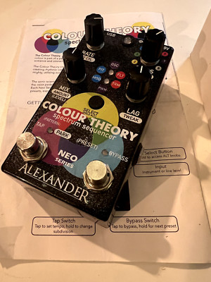 Alexander Colour Theory Gitarren-FX-Pedal *VERPACKT mit KOSTENLOSER LIEFERUNG*