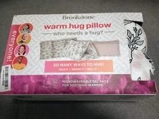 Brookstone Warm Hug Pillow Microwaveable Gel Pack. Fold It, Wedge It, Roll It .
