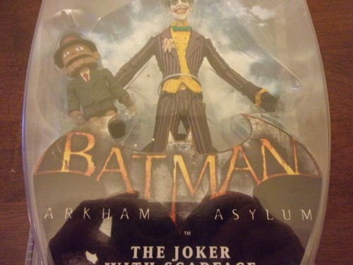The Joker with Scarface New Arkham Asylum action figure dc toys Batman - Picture 2 of 4