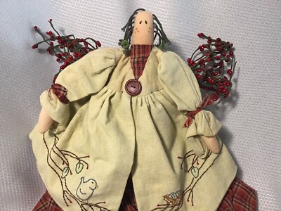 Tender Heart Treasures Cloth Rag Folk Art Angel Doll