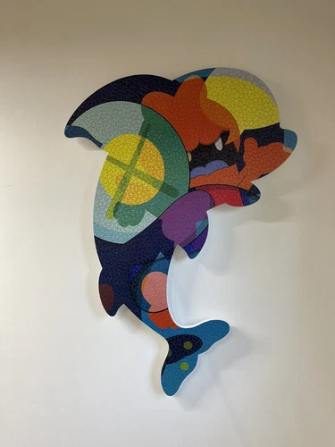 Kaws Puzzle Custom Wood Frame - Piranhas when you’re Sleeping - TOKYO FIRST