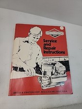 Vintage Briggs & Stratton Small Engine Service Repair Manual 