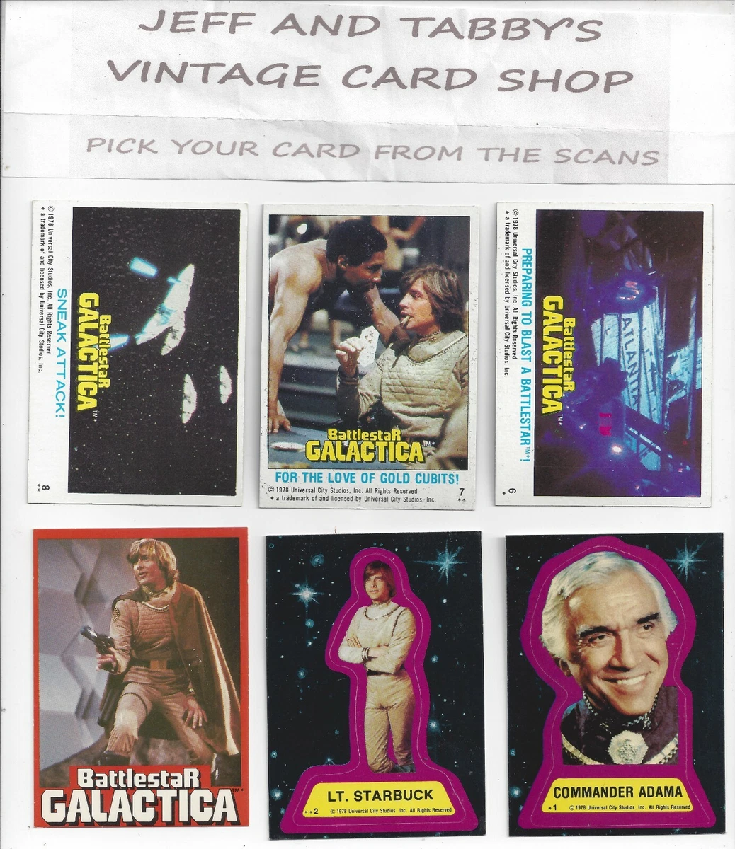 Battlestar Galactica Trading Cards with Vintage for sale | eBay
