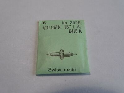 Axe De Balancier RONDA Pour Montre Vulcain 16 L.B 6418-A - Pièce Horlogerie Neuve