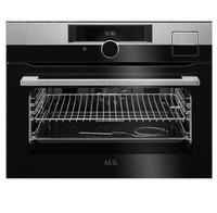 AEG KSK892220M SteamPro Built In Compact Multifuction Single Oven A113180