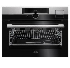 AEG KSK892220M SteamPro Built In Compact Multifuction Single Oven A113180