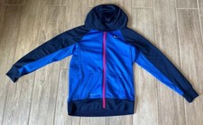 NWOT Nike Girls Therma-FIT KO 2.0 Full Zip Hoodie Blue Navy Pink Youth Size XL