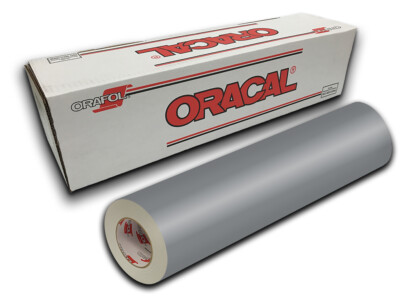 12'' X 5yd - Telegrey Oracal 651 Craft & Hobby Cutting Vinyl Roll