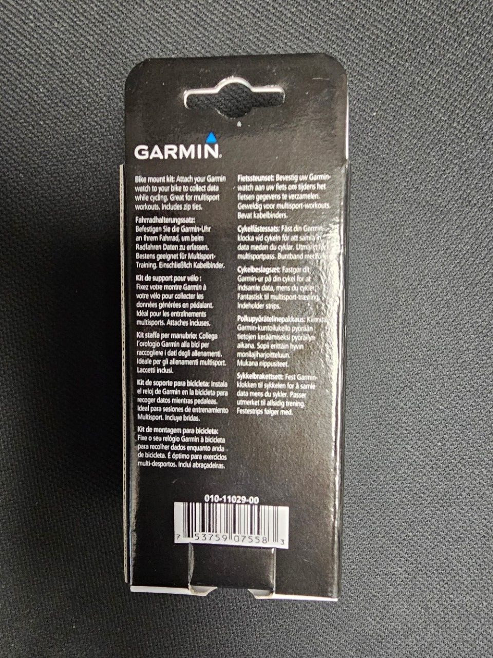 Garmin Bike Mount Kit 010-11029-00  -  New  -   Fits Many Garmin Watch Models