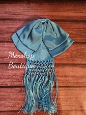 Economic Charro Mexican Bow Tie Handmade for Mexican Tailors, Color Turquoise