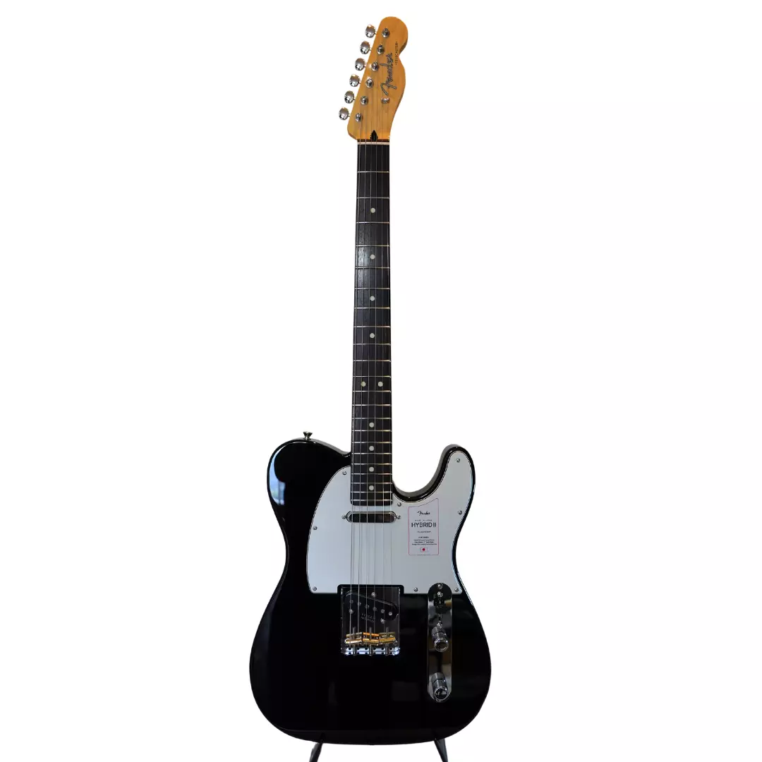 Fender Made in Japan Hybrid II Telecaster Rosewood Black Electric Guitar
