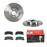 Brembo Bremsscheiben Ø266MM + BremsbelÄGe Hinten FÜR Toyota Corolla Lexus